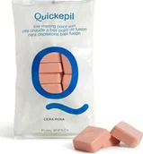 Depilacja - Quickepil QUICKEPIL WOSK DO DEPILACJI ROSE TWARDY BEZPASKOWY DO DEPILACJI 1 KG RÓŻOWY - miniaturka - grafika 1