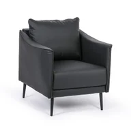 Fotele - Fotel PATTY, czarny - miniaturka - grafika 1