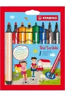 Długopisy - Flamastry STABILO Trio Scribbi 8 kolorów - miniaturka - grafika 1
