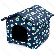 Budy dla psów - Buda M 48x45x39cm ciepły domek dla psa lub kota wygodna i przytulna - miniaturka - grafika 1