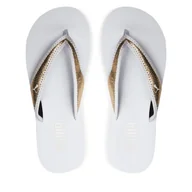 Klapki i japonki damskie - Japonki Puma Sandy Flip Metallic Shine 700511-01 Biały - miniaturka - grafika 1