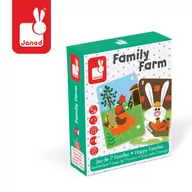 Gry karciane - Janod Gra Rodziny na farmie - miniaturka - grafika 1