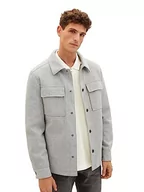 Kurtki męskie - TOM TAILOR Męska kurtka 1037332, 30473-Steel Grey Melange, L, 30473 - Steel Grey Melange, L - miniaturka - grafika 1