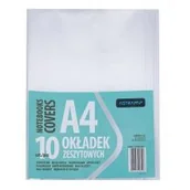 Szkolne artykuły papiernicze - Okładka zeszytowa A4 bezbarwna (10szt) ASTRA - miniaturka - grafika 1