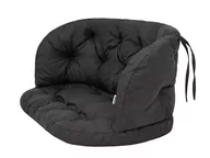 Poduszki ogrodowe - Poduszka na sofę ogrodową rattanową, Amanda Standard, Czarny Oxford - miniaturka - grafika 1