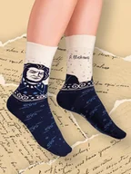 Skarpetki damskie - Nadwyraz, Adam Mickiewicz, Skarpety, 35/38 - miniaturka - grafika 1