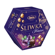 Bombonierki i czekoladki - Cukierki Śnieżka Śliwka Książęca w Czekoladzie Bombonierka Na Prezent 180g - miniaturka - grafika 1