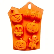 Rękodzieło - TEMU 1 szt. Silikonowa Forma na Halloween z Nietoperzami, Duchami i Dyniami - Łatwe Wyjmowanie, Nieprzywierająca do Mydła, Dekoracje na Imprezy, - miniaturka - grafika 1