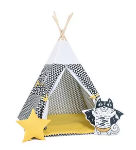 SowkaDesign Namiot tipi dla dzieci, bawełna, okienko, bohater, kultowy promyk - Namioty i tipi dla dzieci - miniaturka - grafika 1