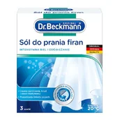 Środki do prania - Dr. Beckmann Sól do prania firan w saszetkach 3x40 - miniaturka - grafika 1