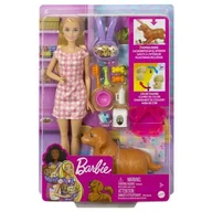 Lalki dla dziewczynek - Mattel Lalka Mattel Narodziny piesków HCK75 GXP-811946 - miniaturka - grafika 1