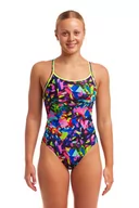 Stroje kąpielowe - FUNKITA Strój kąpielowy damski jednoczęściowy DIAMOND BACK ONE PIECE destroyer - miniaturka - grafika 1