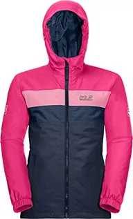 Płaszcze damskie - Jack Wolfskin Unisex dziecięca kurtka z czterema jeziorami dla dzieci puchowy płaszcz nocny granat 128 1608591 - grafika 1