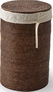 Kosz na pranie Basket 55 cm ciemny - Kosze na bieliznę - miniaturka - grafika 1