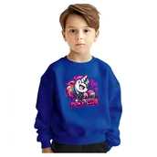 Bluzy dla dziewczynek - BLUZA DZIECIĘCA JEDNOROŻEC UNICORN PINK 104 DLA CHŁOPCA DZIEWCZYNKI - miniaturka - grafika 1