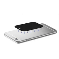Uchwyty samochodowe do telefonów - samoprzylepna metalowa płytka dla uchwytów magnetycznych prostokątna 35x45 mm szara - miniaturka - grafika 1