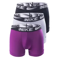 Majtki męskie - Męskie Bokserki NIKE TRUNK 3PK 0000KE1156MSE – Wielokolorowy - miniaturka - grafika 1