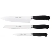 Noże kuchenne - Gerlach Zestaw noży Pure 3szt FOTO - miniaturka - grafika 1
