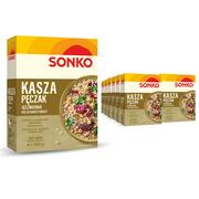 Kasza - 12x SONKO Kasza jęczmienna pęczak 4x100g - miniaturka - grafika 1