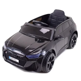 Samochód Na Akumulator Audi RS 6 Electric Czarne / Brd-2118 - Pojazdy elektryczne dla dzieci - miniaturka - grafika 7