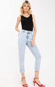 Spodnie damskie - Spodnie damskie jeansowe typu mom fit D-LIDYA, Kolor niebieski, Rozmiar 25-30, PATROL - Primodo.com - miniaturka - grafika 1