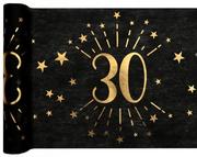Obrusy i serwetki - Santex Dekoracja bieżnik na stół z nadrukiem na 30 urodziny Sparkling - 30 x 500 cm - 1 szt. S6787-30 - miniaturka - grafika 1
