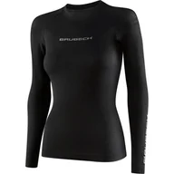 Koszulki i topy damskie - Longsleeve termoaktywny damski 3D Pro Brubeck - miniaturka - grafika 1