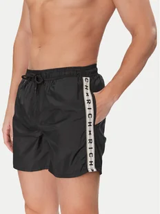 Richmond X Szorty kąpielowe UMP25330CO Czarny Regular Fit - Kąpielówki męskie - miniaturka - grafika 1