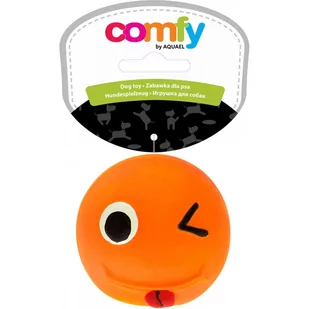 Comfy Zabawka Smile 6,5 CM Pomarańczowa - Zabawki dla psów - miniaturka - grafika 1