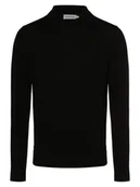 Swetry męskie - Calvin Klein - Sweter męski, czarny - miniaturka - grafika 1