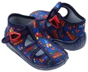 Buty dla chłopców - Kapcie dziecięce STRAŻAK z klamrą RAWEKS Adaś21 - miniaturka - grafika 1