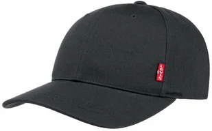 Czapka Classic Twill Red Tab by Levi s, czarny, One Size - Czapki i chusty sportowe męskie - miniaturka - grafika 1