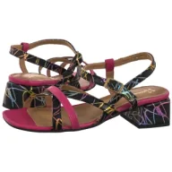 Sandały damskie - Sandały Różowe+Czarne 06959-39/00-1 (MA1406-b) Maciejka - miniaturka - grafika 1