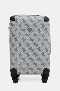 Guess walizka BERTA MEDIUM kolor niebieski TWOB86 88982 - Walizki - miniaturka - grafika 1