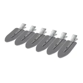 Ozdoby do włosów - Fox Earth Colors, metalowe spinki do włosów, szare, 6 szt. - miniaturka - grafika 1