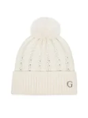 Czapki damskie - Guess Czapka AW5385 POL01 Biały - miniaturka - grafika 1