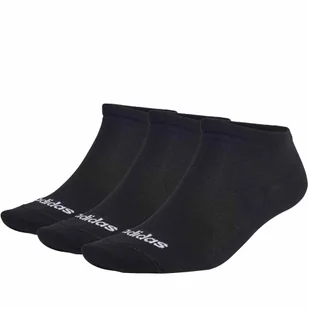 Adidas Skarpety T Lin Low 3P Black IC1299 28 30 Kxl - Skarpetki dla dzieci - miniaturka - grafika 1