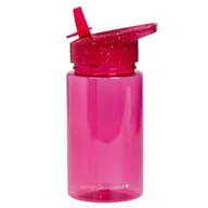 Bidony dla dzieci - A Little Lovely Company A Little Lovely Company - A Little Lovely Company  -  Bidon Transparentny ze Składanym Ustnikiem Glitter Pink - miniaturka - grafika 1
