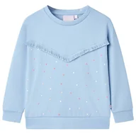 Bluzy dla dziewczynek - Bluza dziecięca, niebieska, 92 - miniaturka - grafika 1