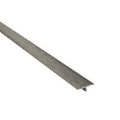 Listwy przypodłogowe - Arbiton Profil podłogowy PRO-T dylatacyjny tytan szczotka 0,93 m - miniaturka - grafika 1