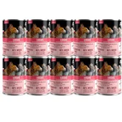 Mokra karma dla kotów - PetRepublic kawałki w sosie z łososiem (sterile) 10x400g dla kota - miniaturka - grafika 1