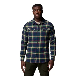 Męska koszula flanelowa Columbia Flare Gun Stretch Flannel collegiate navy/two lane tartan - L - Koszule męskie - miniaturka - grafika 1