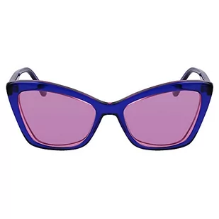 KARL LAGERFELD KL6105S Okulary, Blue/Rose, 54/17/140 dla kobiet, Blue/Rose - Okulary przeciwsłoneczne - miniaturka - grafika 1