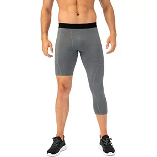 EULLA Legginsy Męskie, Szary Kwiat, XL - Legginsy - miniaturka - grafika 1