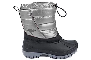 KangaROOS K-Ben śniegowce damskie, Silver Jet Black, 36 EU - Śniegowce damskie - miniaturka - grafika 1