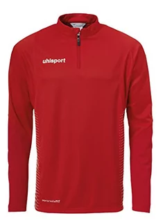 Koszulki dla dziewczynek - uhlsport Uhlsport dziecięca koszulka z długim rękawem Score 1/4, kolor czerwony/biały, 152 100214604 - grafika 1