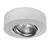 Lampy sufitowe - Lampa spot halogenowa ruchoma srebrna szczotkowana GU10 1007 - Decorativi - miniaturka - grafika 1