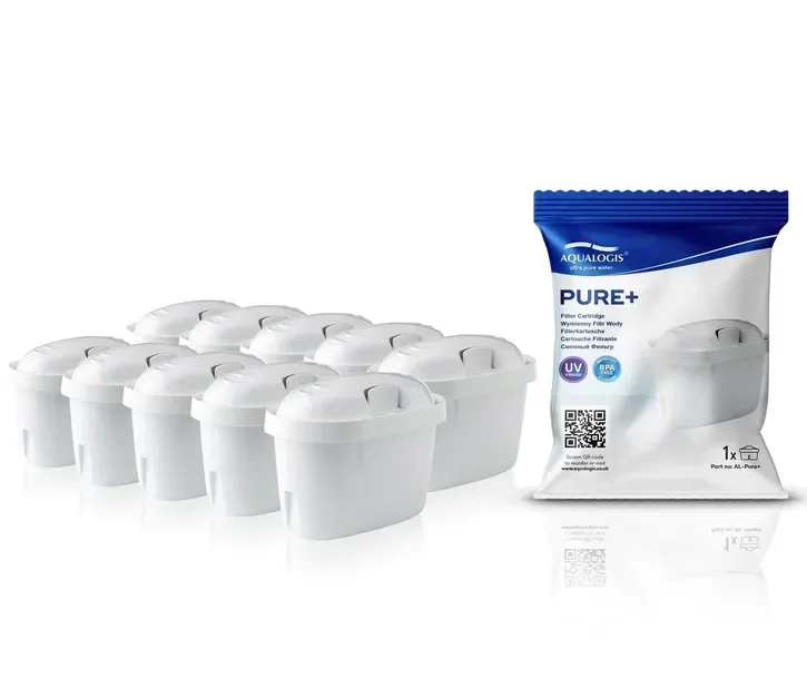 10x filtr do wody Aqualogis Pure+ do dzbanek szklany Dafi zamiennik