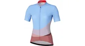Koszulki rowerowe - Damska koszulka rowerowa Shimano Sumire Jersey Blue/Orange L - miniaturka - grafika 1