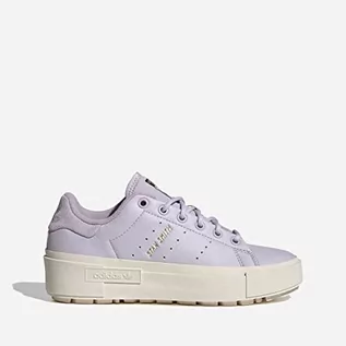 Trampki damskie - adidas Stan Smith BONEGA X W, Trampki damskie, Silver Dawn/Silver Dawn/Core Black, 38 2/3 EU, Silver Dawn Silver Dawn Core Black, 38.5 EU - grafika 1